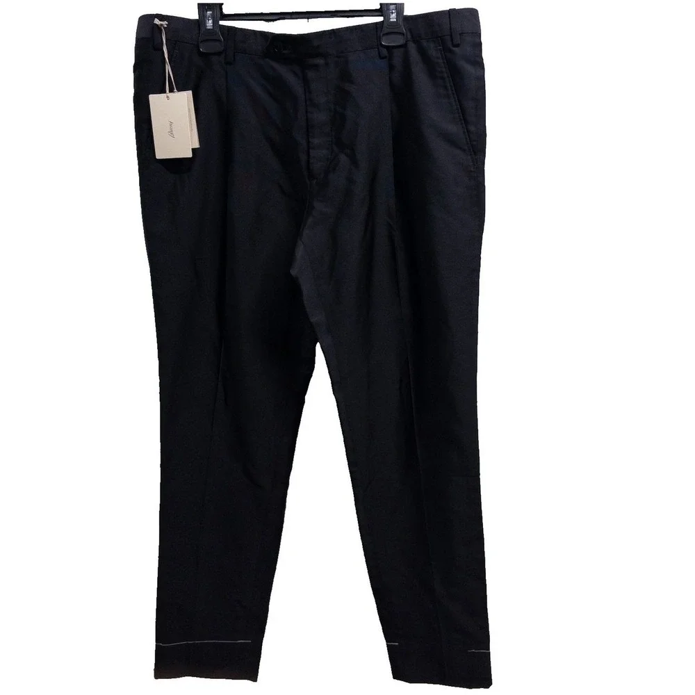 Brioni Silk Dress Pants 56 EU 40 US NWT Mr Porter Exclusive‎ Bormio Trousers